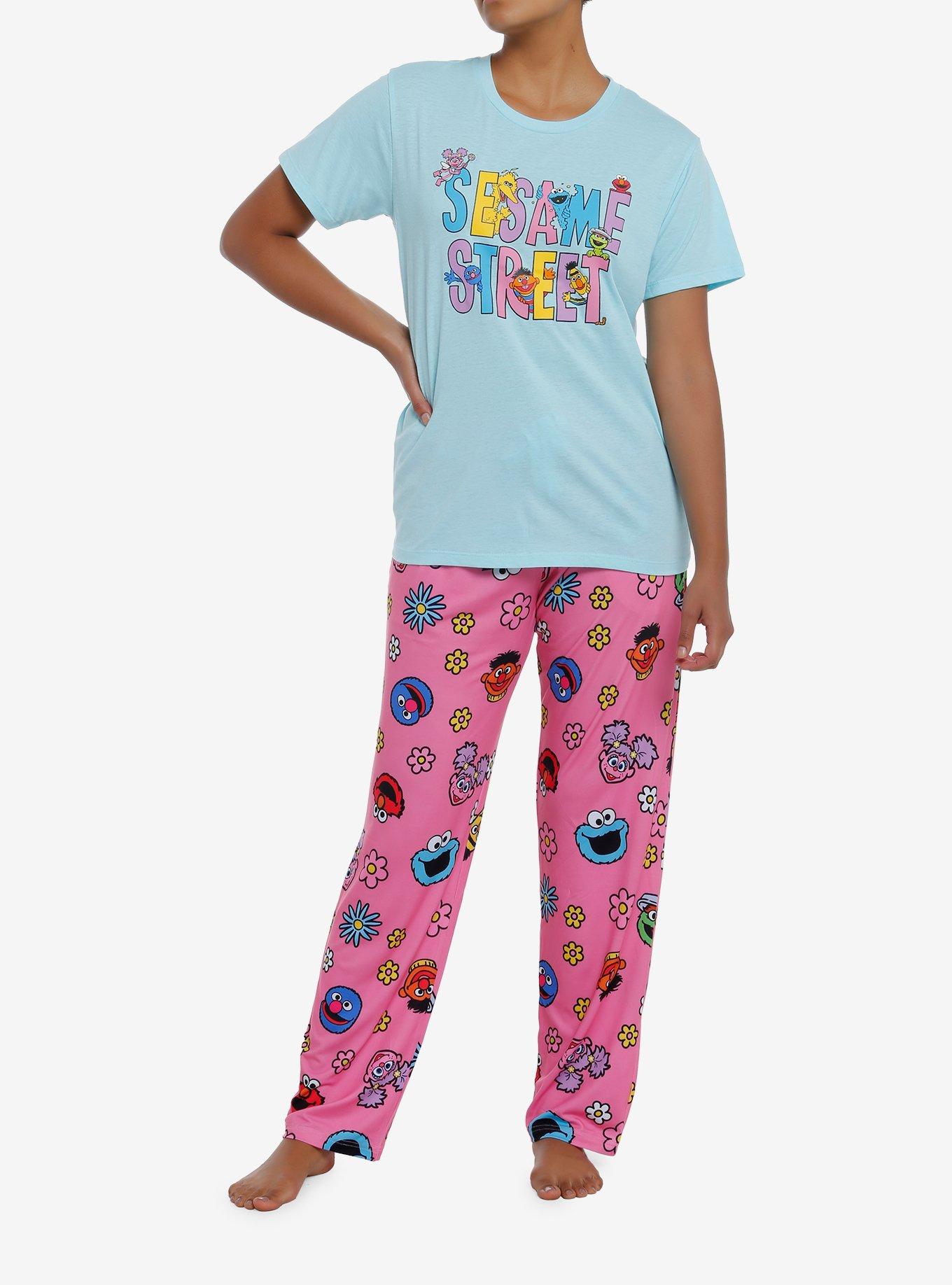 Sesame Street Flower Pajama Set, MULTI, alternate