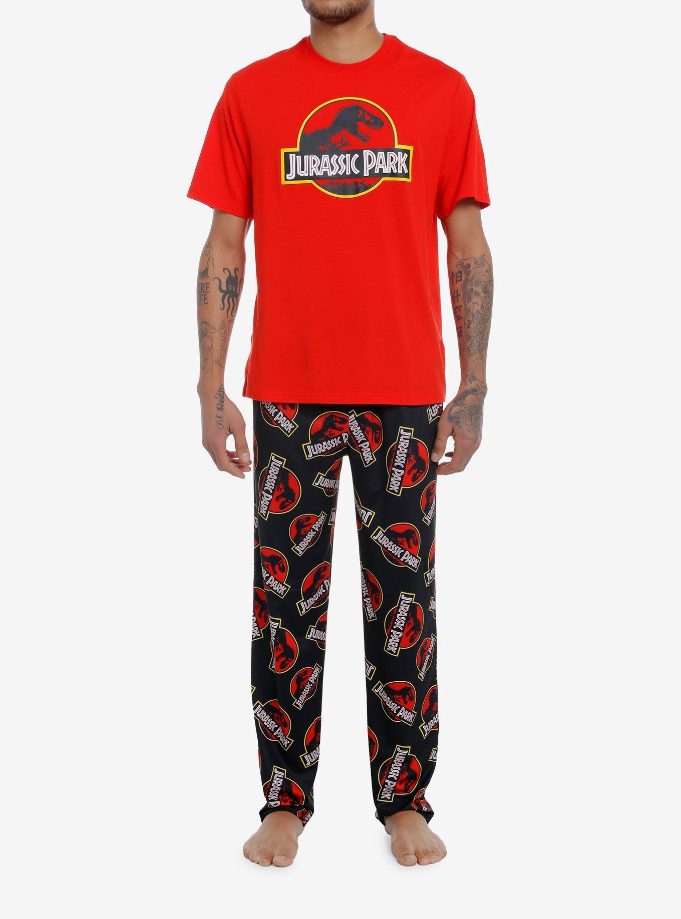 Jurassic Park Logo Pajama Set, MULTI, alternate