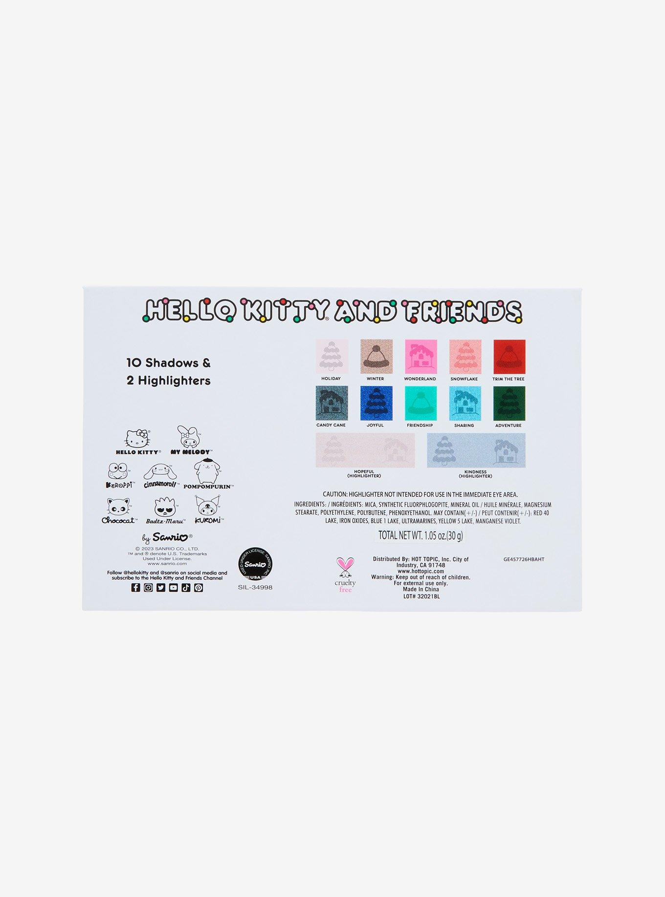 Hello Kitty And Friends Holiday Eyeshadow & Highlighter Palette, , alternate