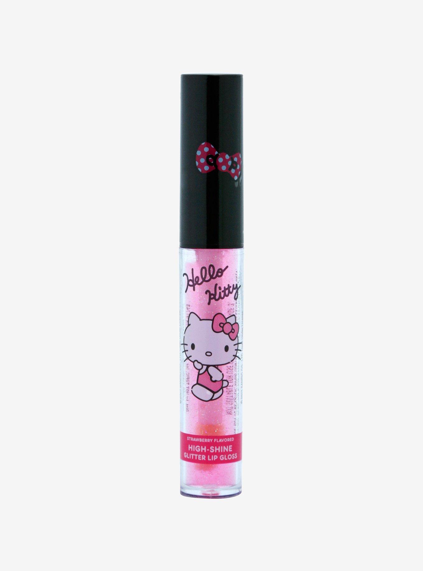 Hello Kitty Strawberry Glitter Lip Gloss, , alternate