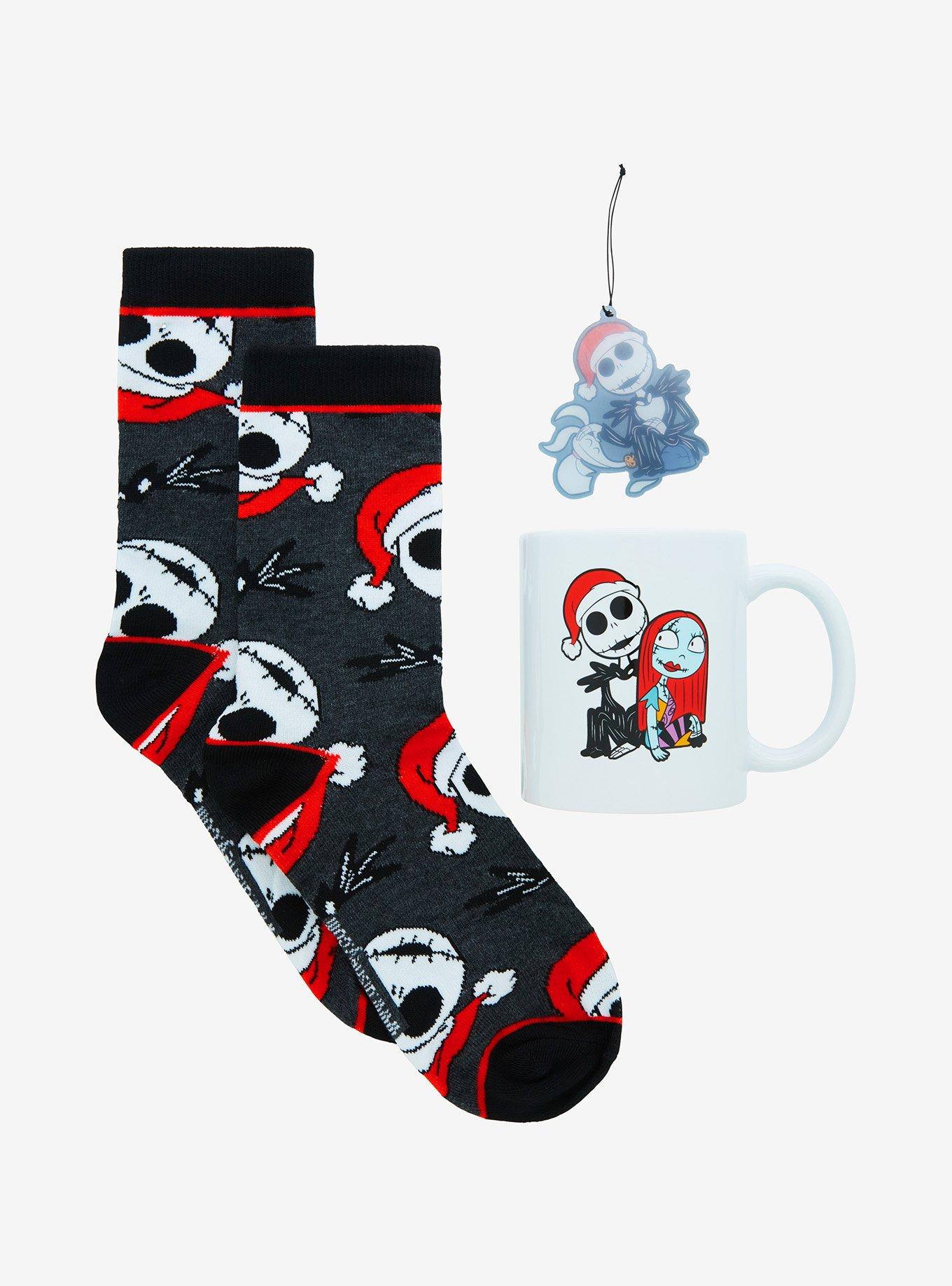 Disney The Nightmare Before Christmas Jack Skellington Mug, Socks, and Ornament Gift Set, , alternate