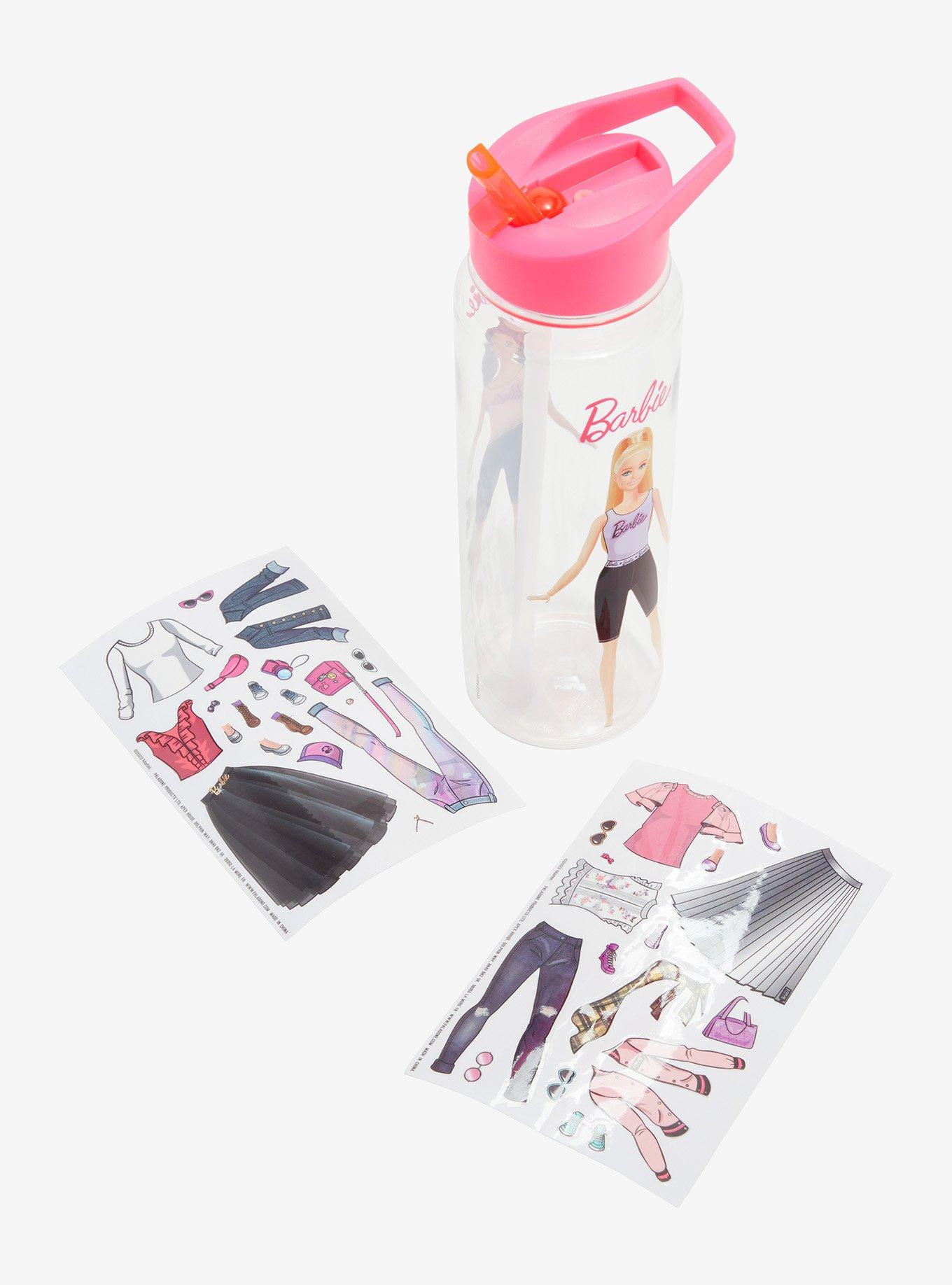 Barbie Sticker Dress Up Water Bottle, , alternate