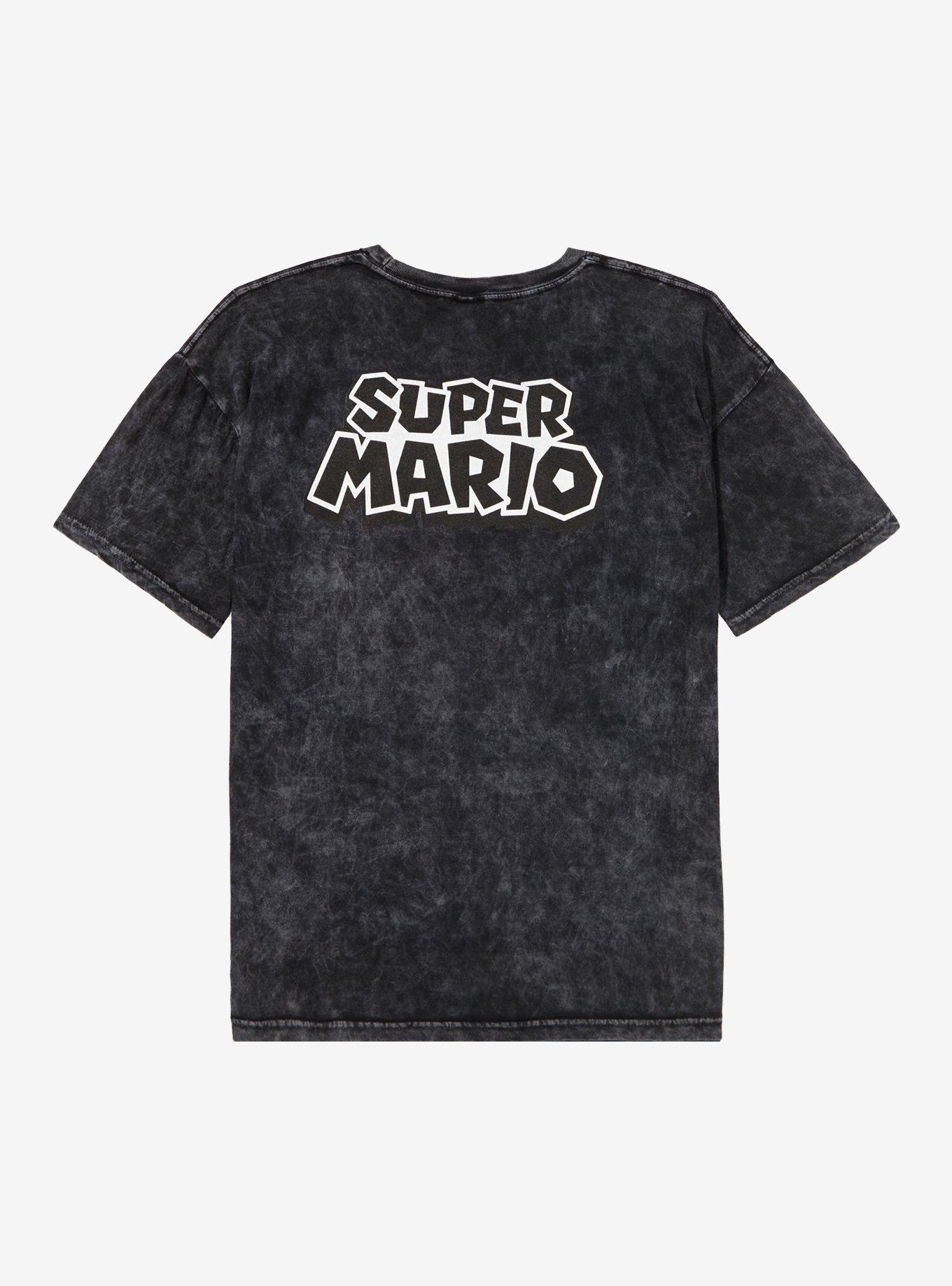 Super Mario Dry Bones Mineral Wash Boyfriend Fit Girls T-Shirt, MULTI, alternate