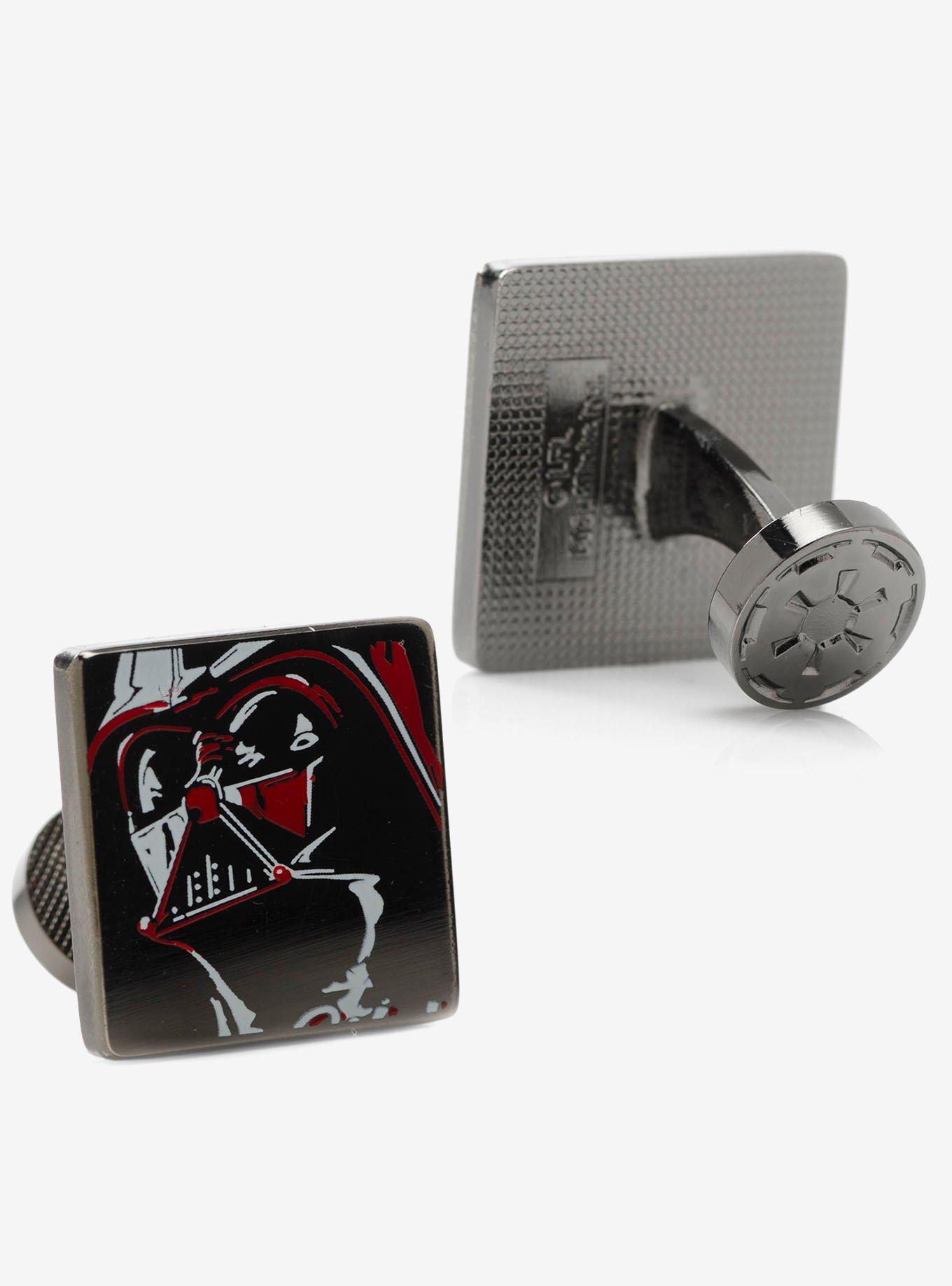 Star Wars Vader Painted Gunmetal Cufflinks