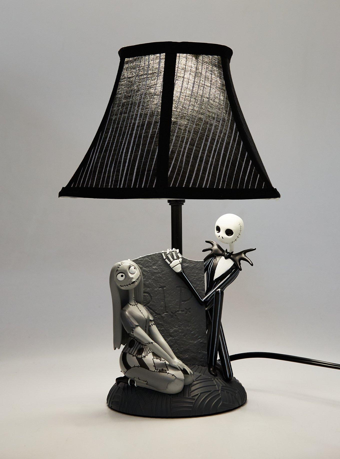 The Nightmare Before Christmas Jack & Sally Table Lamp, , alternate