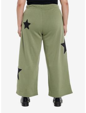 Social Collision Star Patch Girls Lounge Pants Plus Size, , hi-res