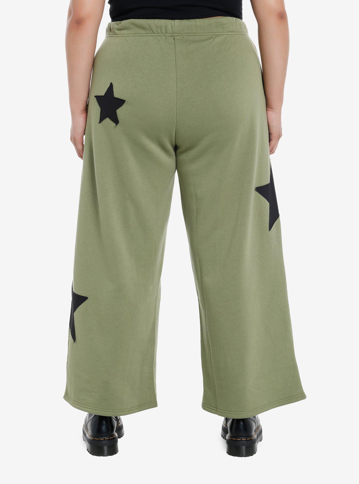 Star Patch Girls Lounge Pants Plus Size, , hi-res