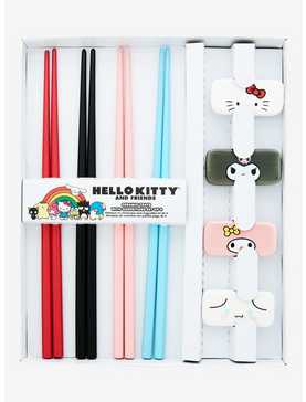 Sanrio Hello Kitty and Friends Chopsticks and Rests Set - BoxLunch Exclusive, , hi-res
