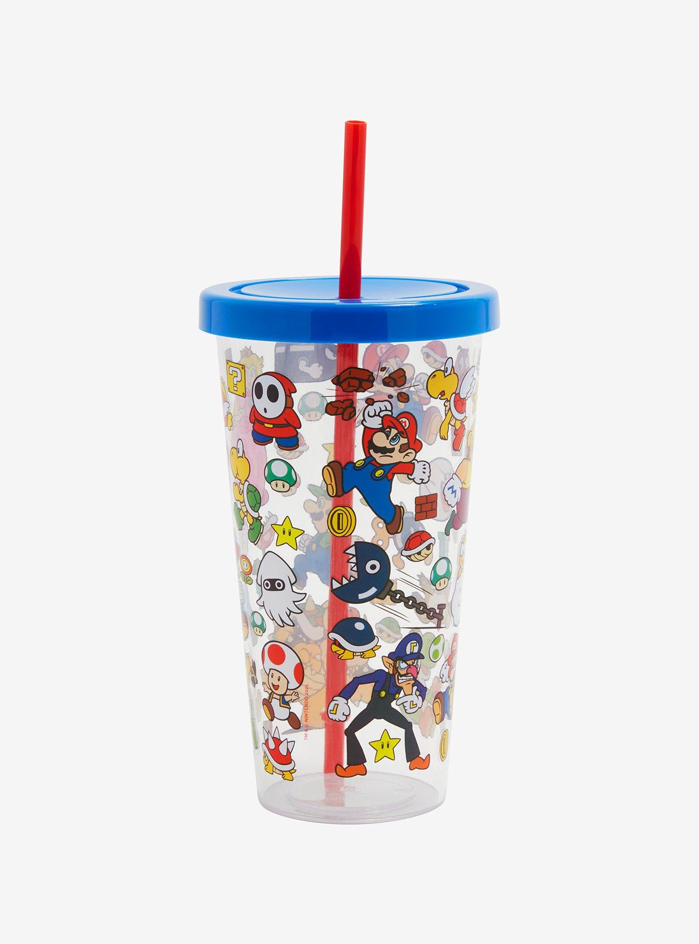 Nintendo Super Mario Bros. Characters Allover Print Carnival Cup, , alternate