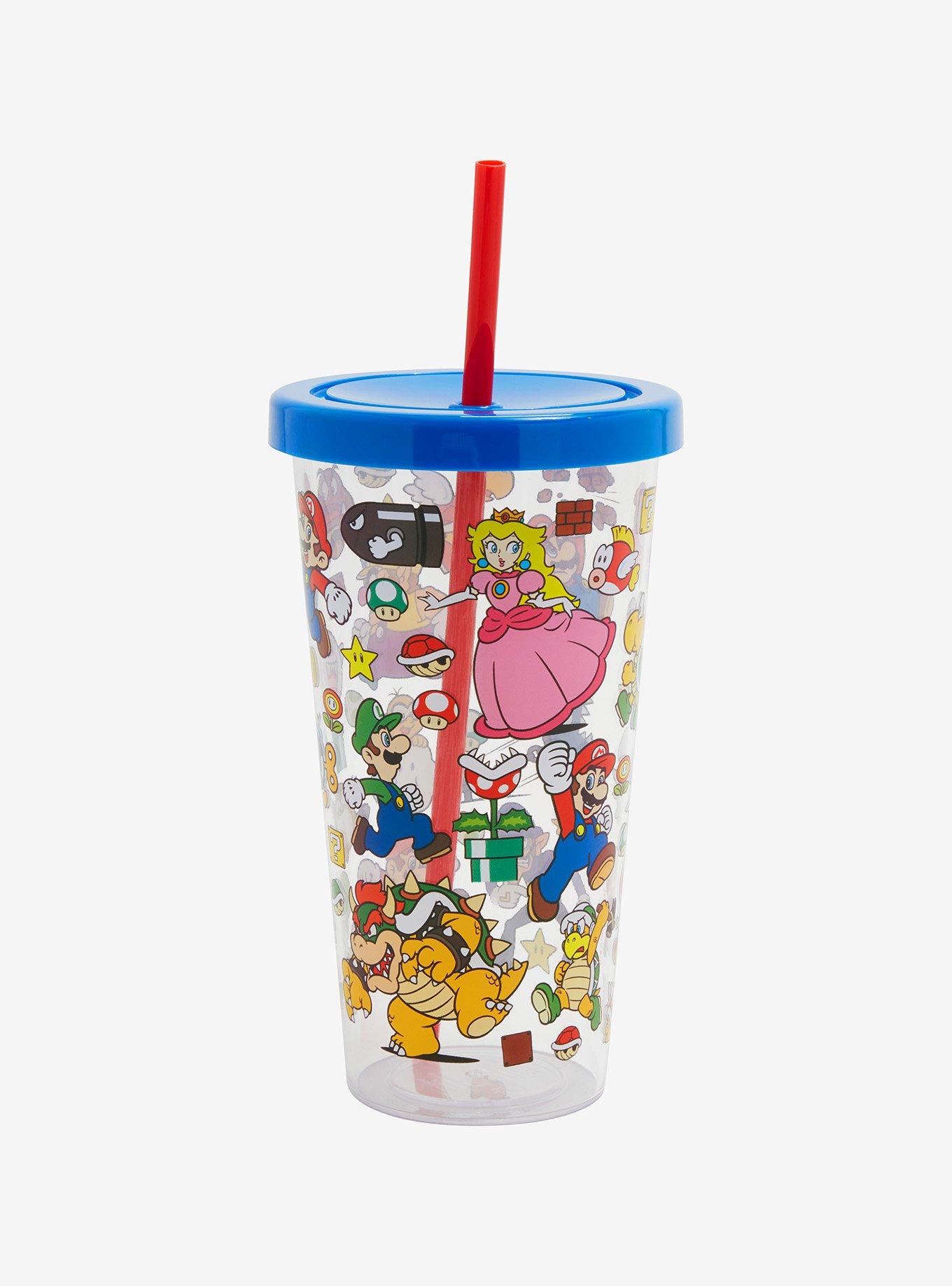 Nintendo Super Mario Bros. Characters Allover Print Carnival Cup, , alternate
