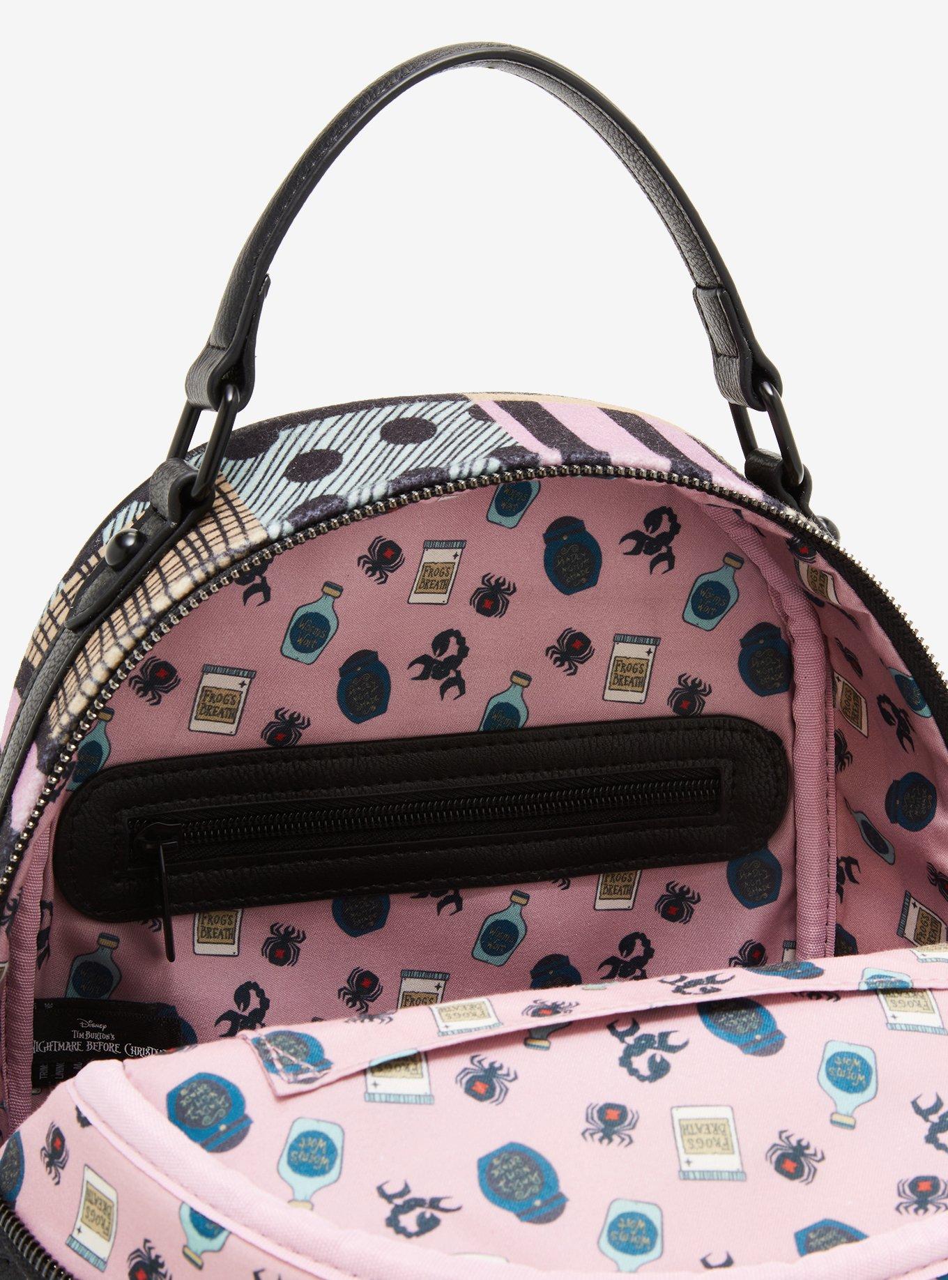 Our Universe Disney The Nightmare Before Christmas Sally Patchwork Mini Backpack - BoxLunch Exclusive, , alternate