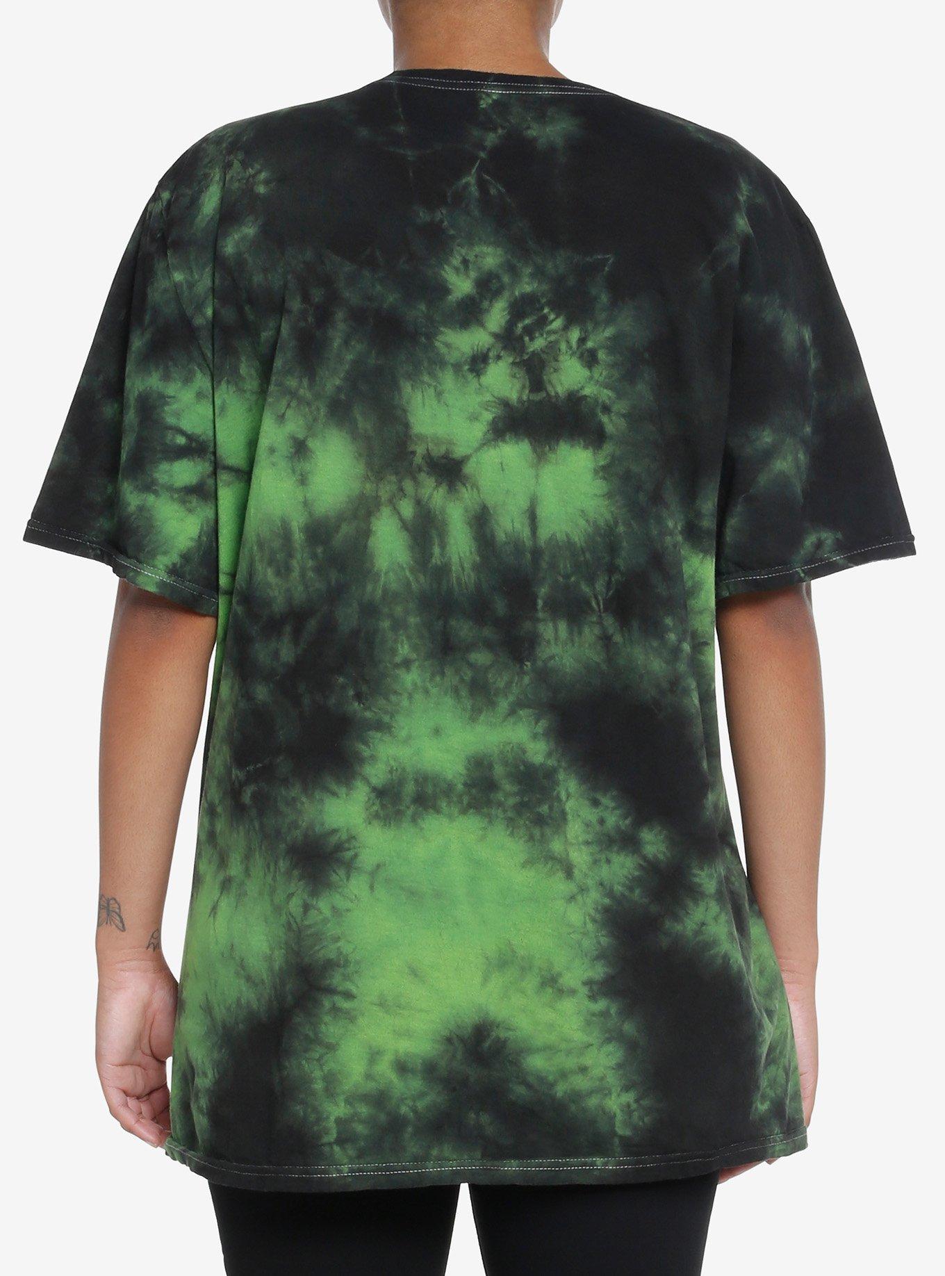 The Nightmare Before Christmas Oogie's Boys Trio Tie-Dye Girls Oversized T-Shirt, MULTI, alternate