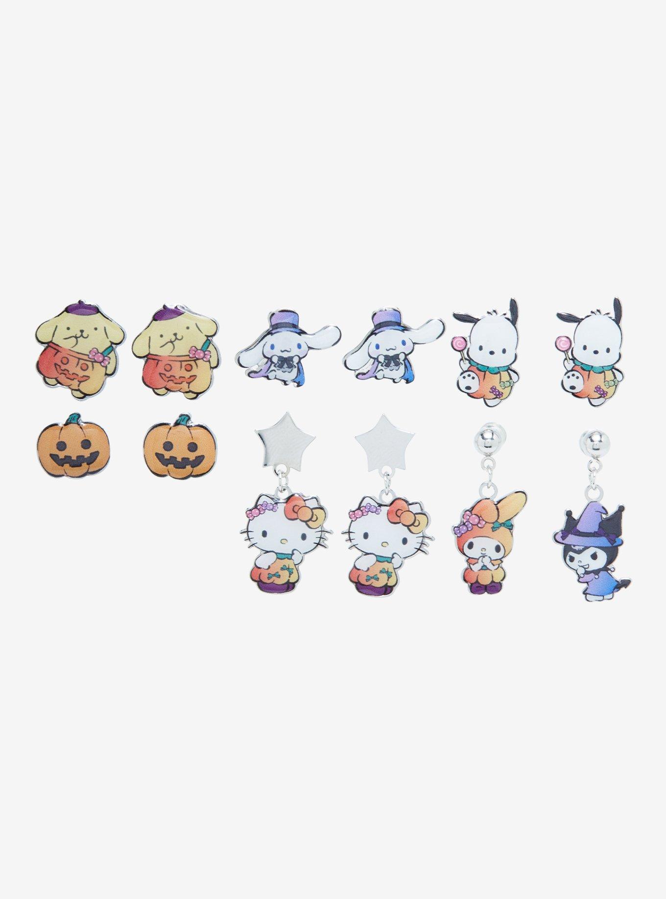 Hello Kitty And Friends Halloween Earring Set, , alternate