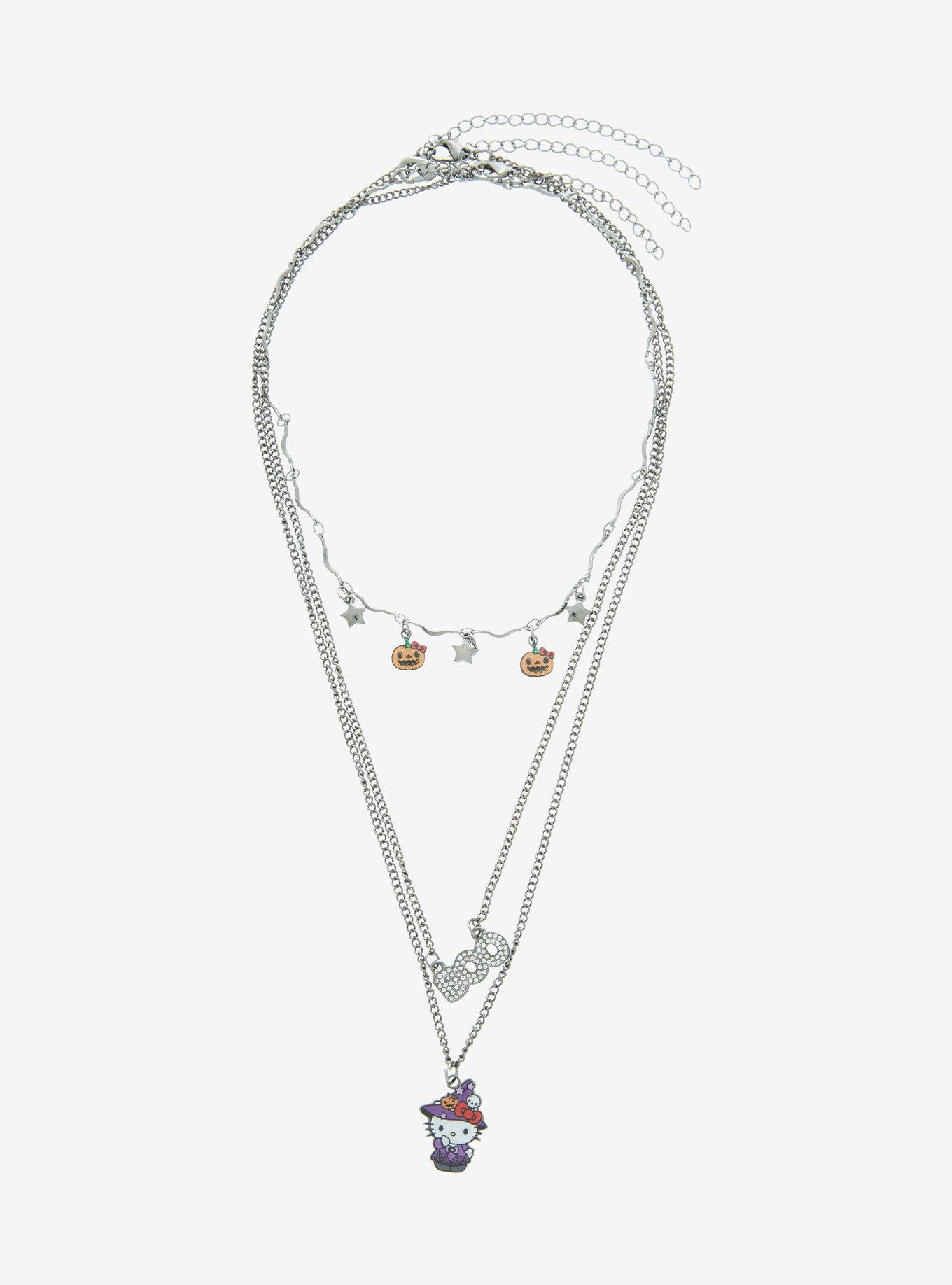 Hello Kitty Halloween Necklace Set, , alternate
