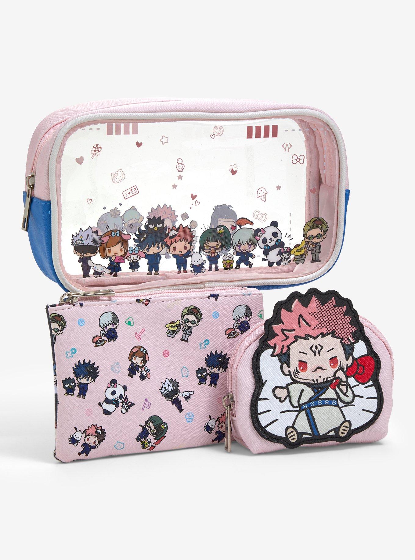 Jujutsu Kaisen x Hello Kitty & Friends Characters Cosmetic Bag Set - BoxLunch Exclusive, , alternate