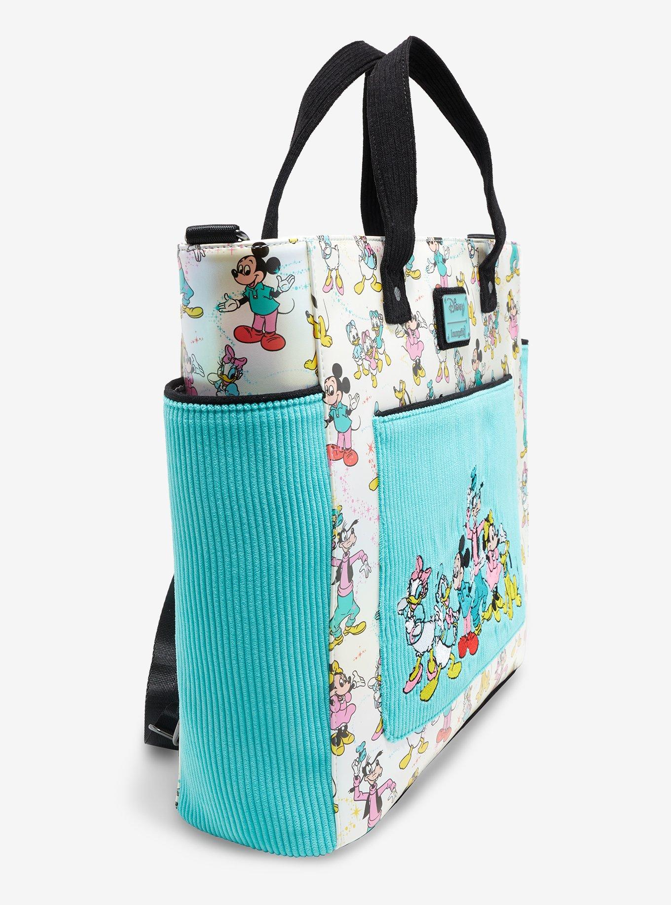 Loungefly Disney100 Mickey Mouse & Friends Convertible Tote Bag, , alternate