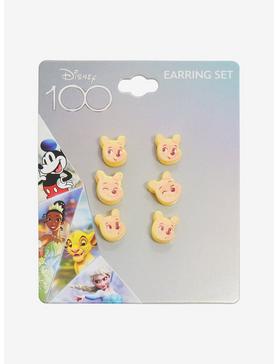 Disney 100 Winnie the Pooh Facial Expressions Earring Set, , hi-res