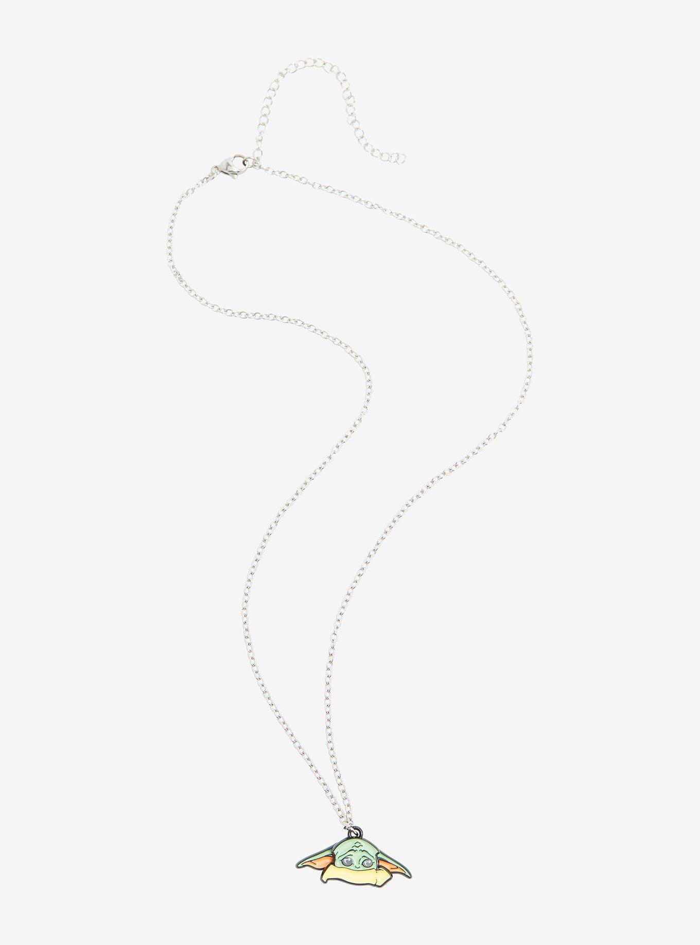Star Wars The Mandalorian Sad Grogu Pendant Necklace, , alternate