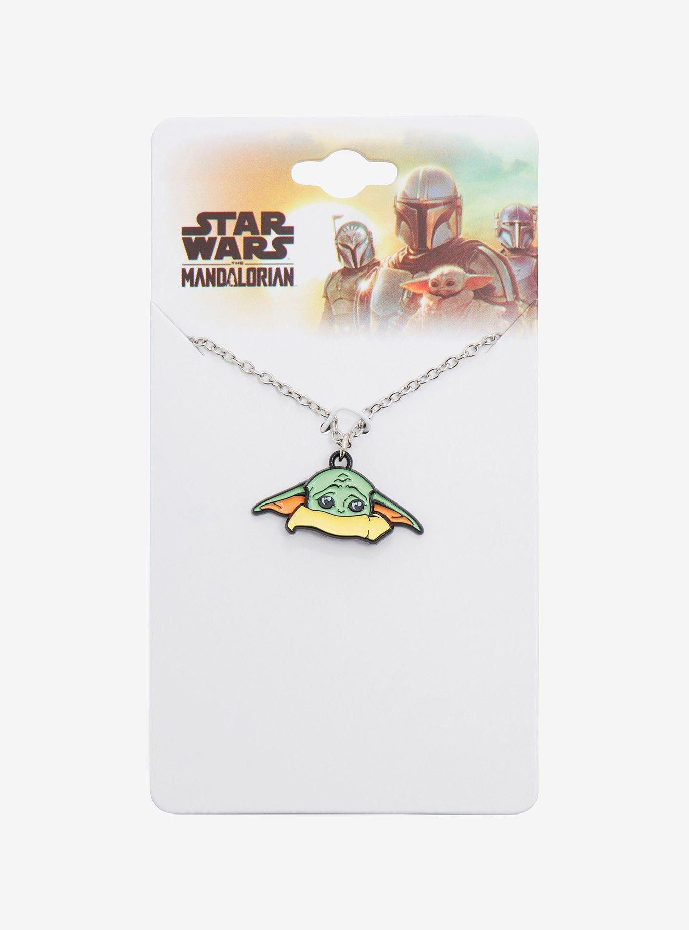 Star Wars The Mandalorian Sad Grogu Pendant Necklace, , alternate