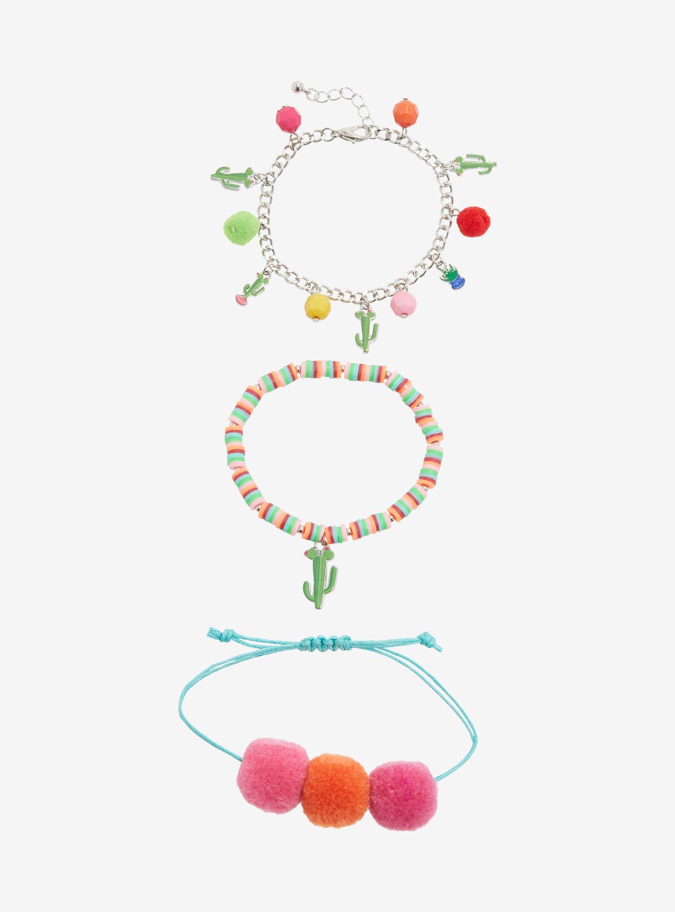 Disney Mickey Mouse Cactus Bracelet Set - BoxLunch Exclusive, , hi-res