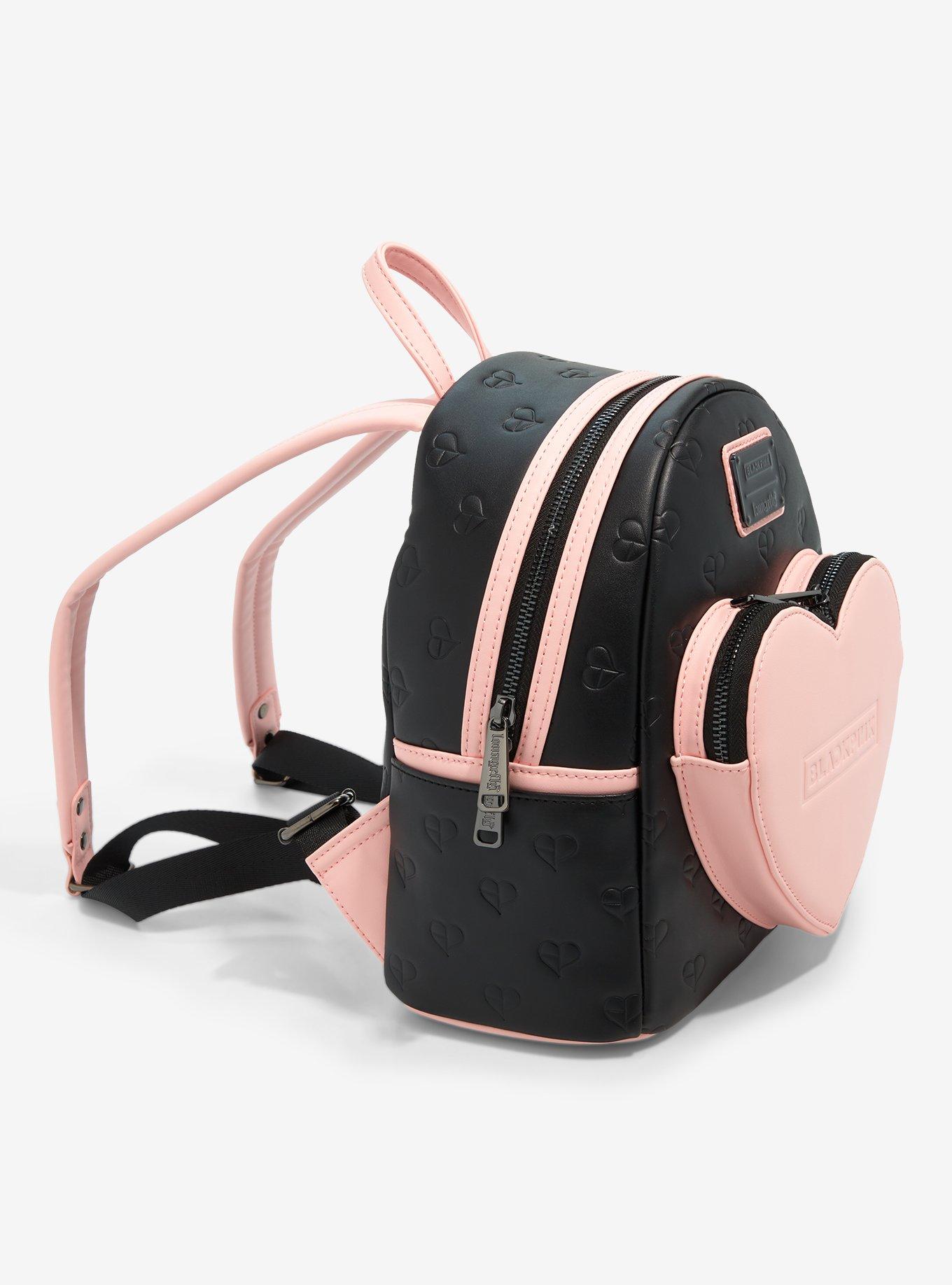 Loungefly BLACKPINK Heart Embossed Mini Backpack, , alternate