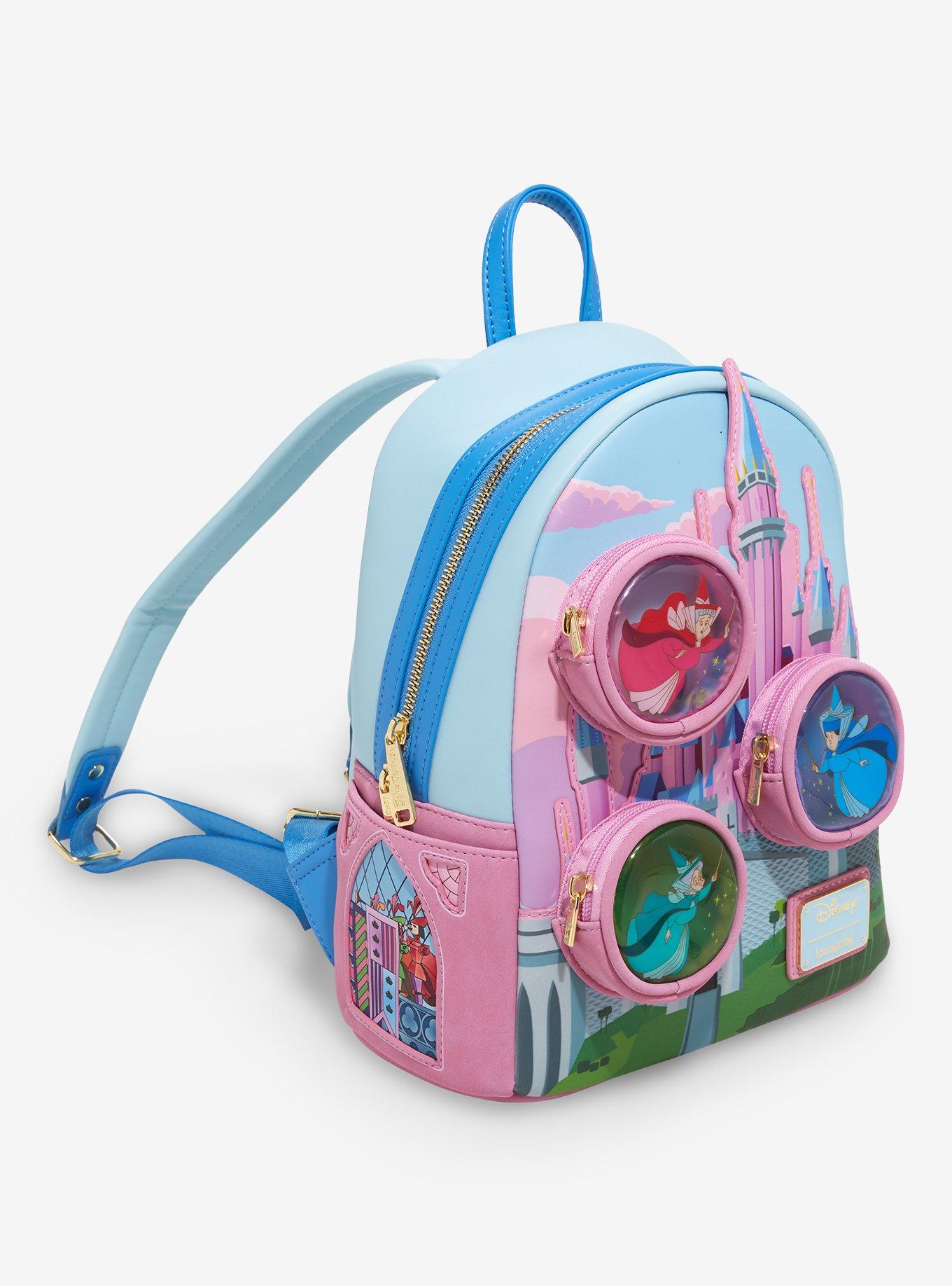 Loungefly Disney Sleeping Beauty Three Good Fairies Mini Backpack, , alternate