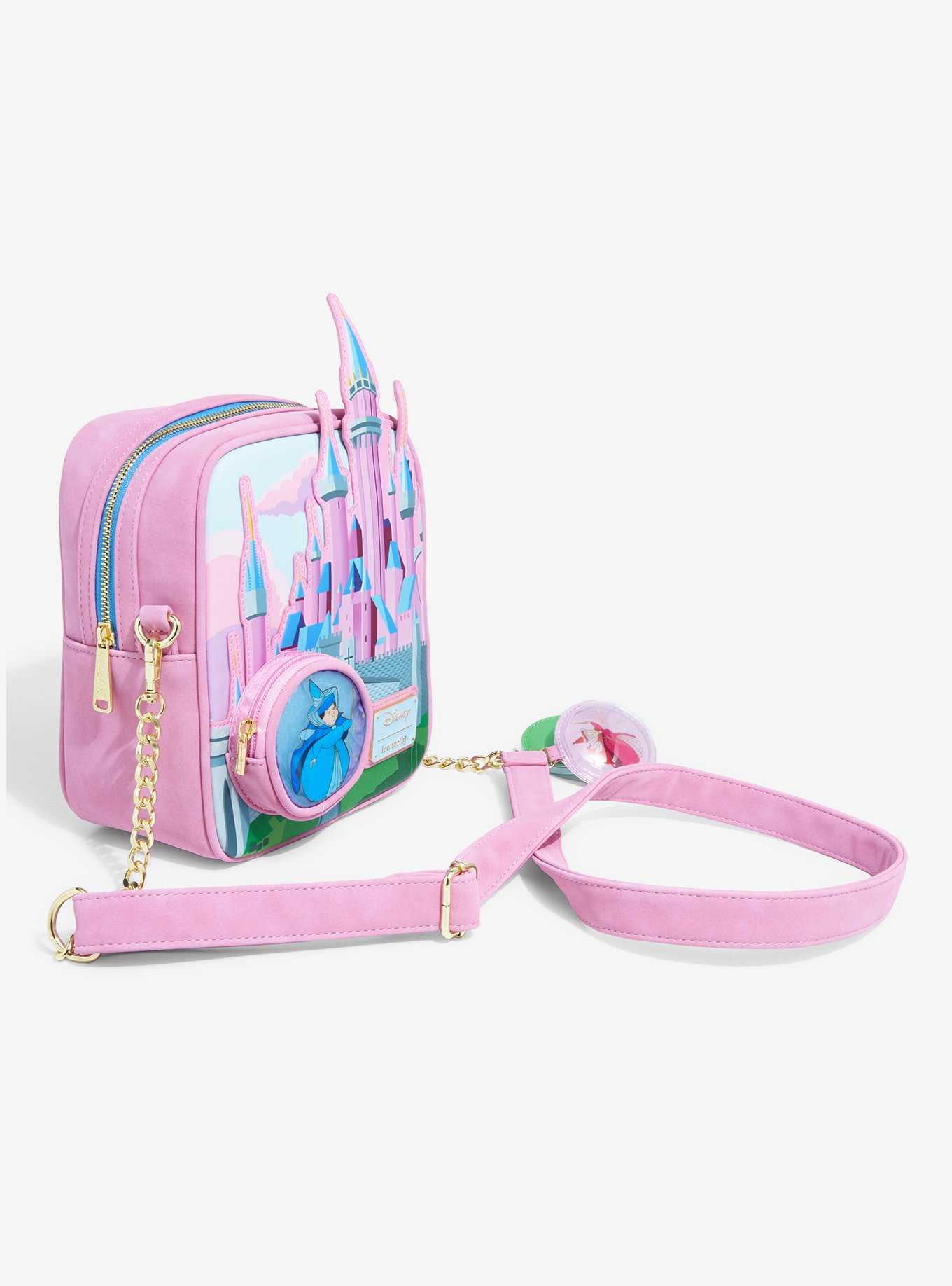 Loungefly Disney Sleeping Beauty Three Good Fairies Crossbody Bag, , hi-res