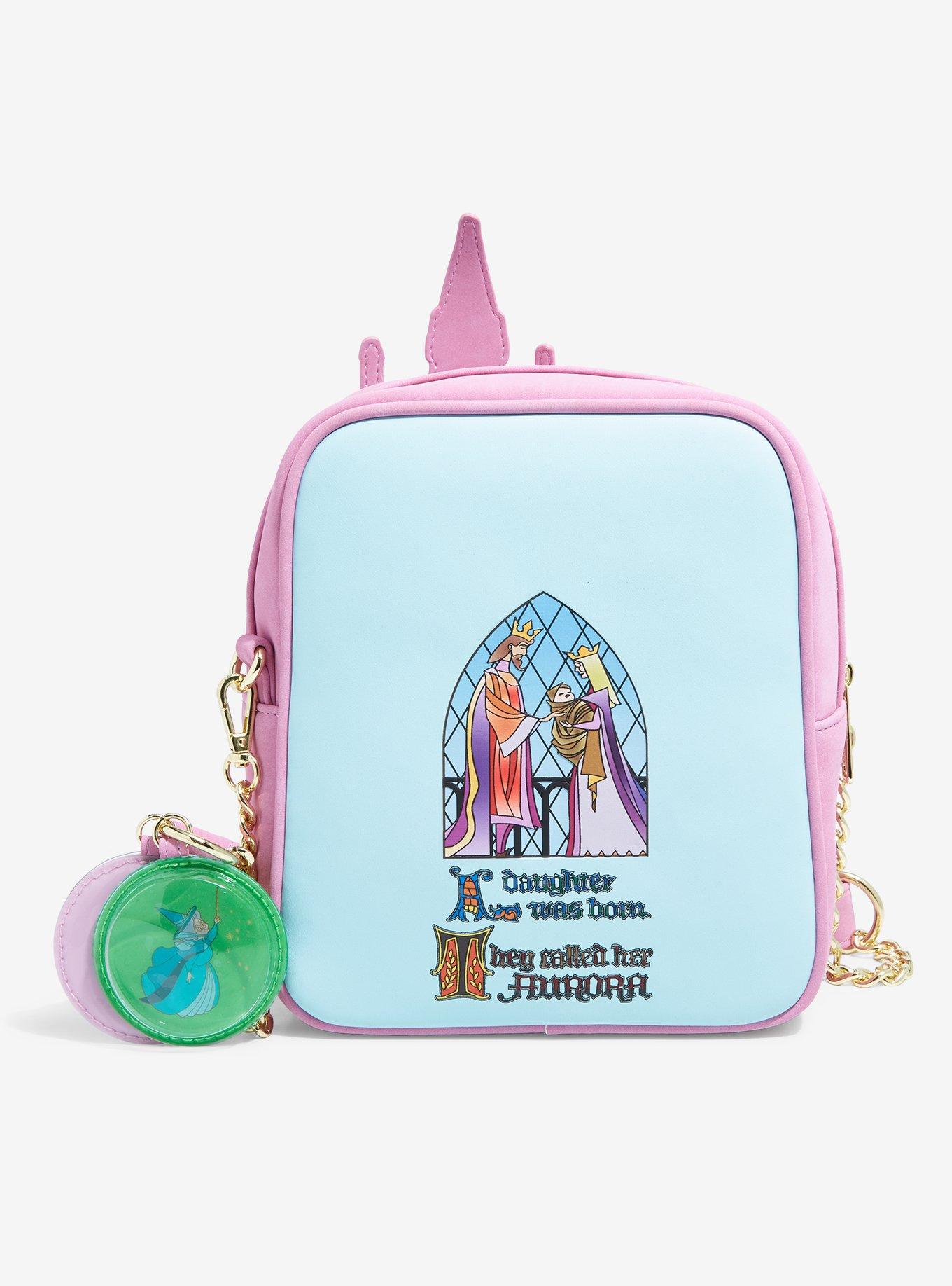 Loungefly Disney Sleeping Beauty Three Good Fairies Crossbody Bag, , alternate