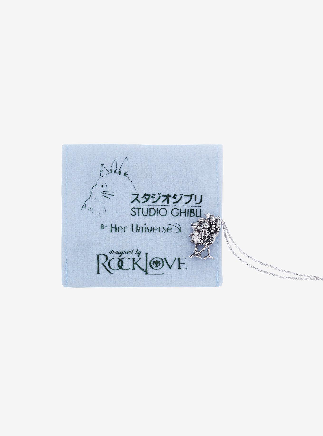 Studio Ghibli® X RockLove Howl's Moving Castle Howl's Castle Necklace, , alternate