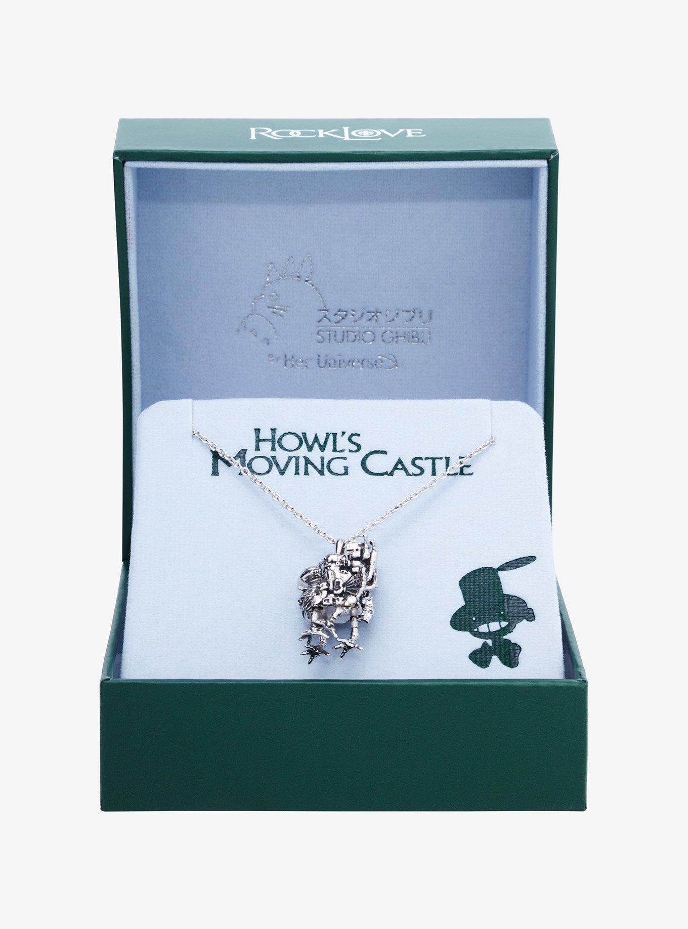 Studio Ghibli® X RockLove Howl's Moving Castle Howl's Castle Necklace, , alternate