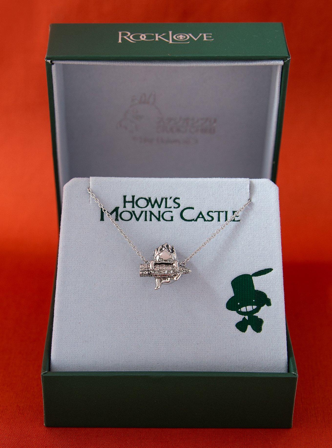Studio Ghibli X RockLove Howl's Moving Castle Calcifer Necklace, , alternate