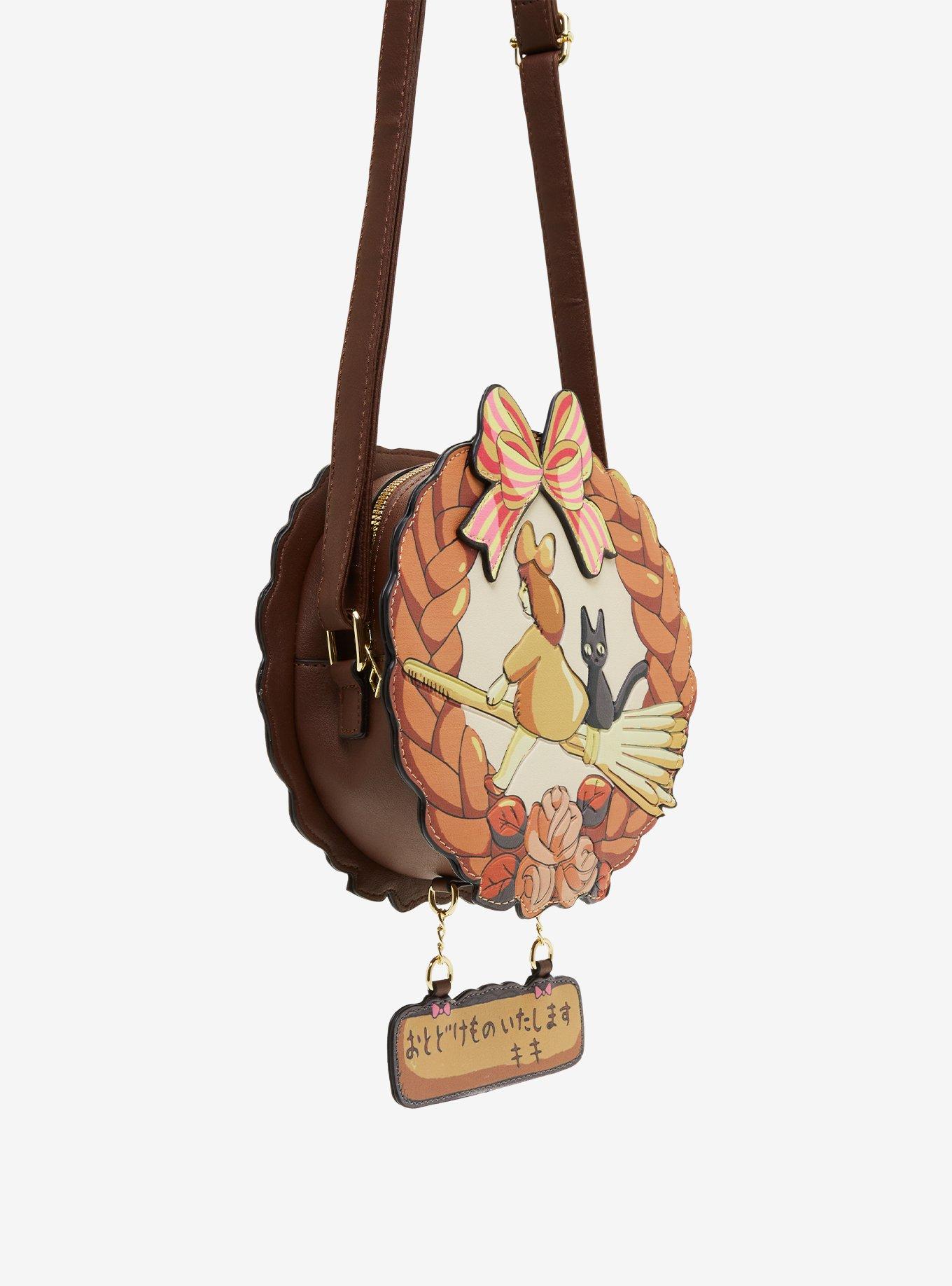 Her Universe Studio Ghibli Kiki's Delivery Service Bread Wreath Crossbody Bag, , alternate
