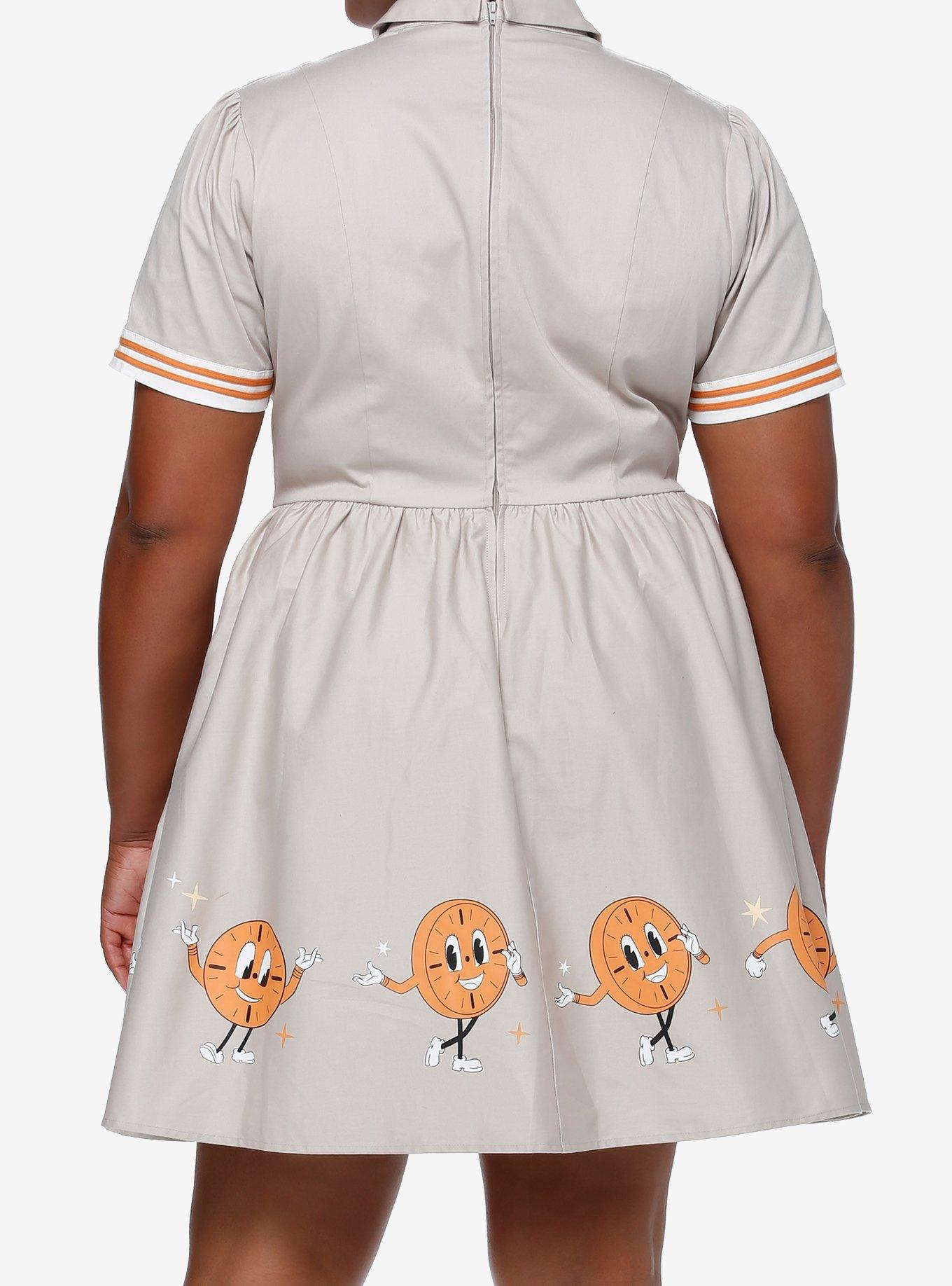 Her Universe Marvel Loki Miss Minutes Retro Dress Plus Size Her Universe Exclusive, LIGHT GREY, alternate