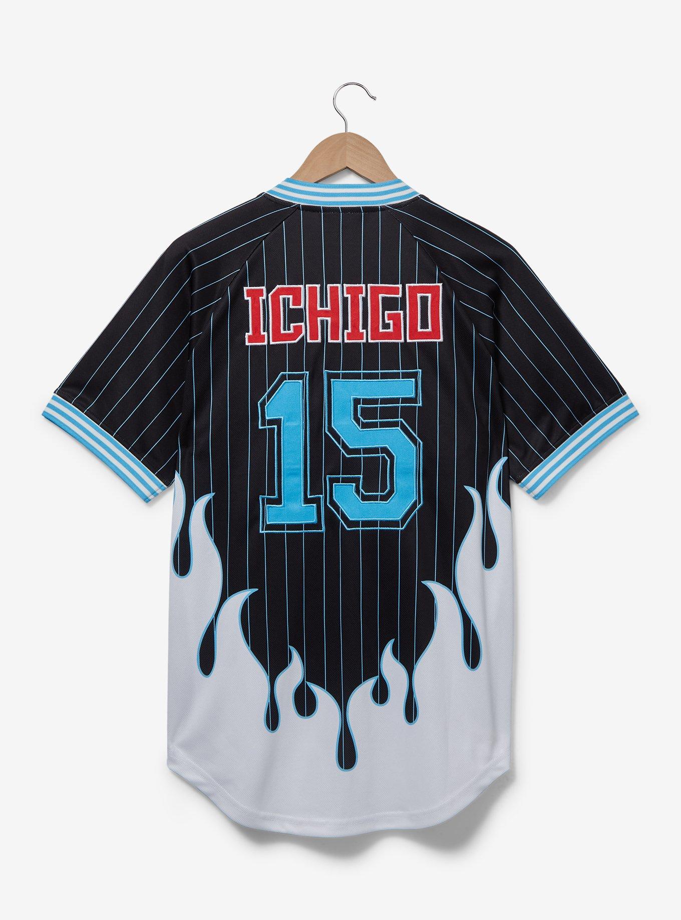 BLEACH Ichigo Flame Batting Jersey - BoxLunch Exclusive, , hi-res