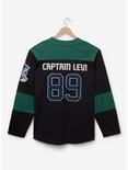 Attack on Titan Captain Levi Hockey Jersey - BoxLunch Exclusive, BLACK, alternate