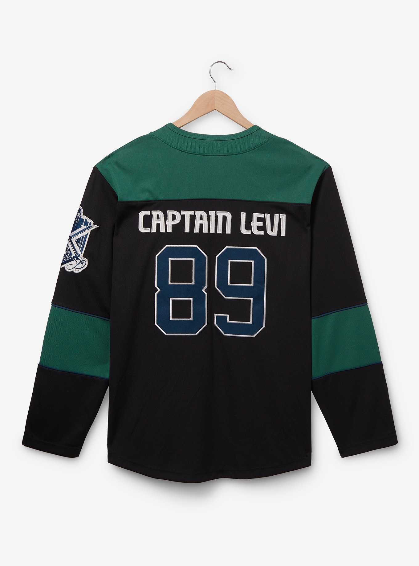 Attack on Titan Captain Levi Hockey Jersey - BoxLunch Exclusive, , hi-res
