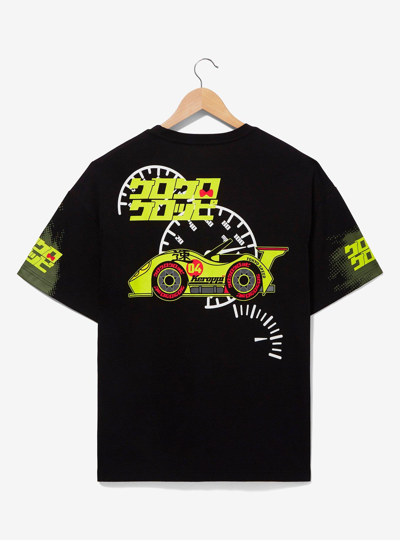 Sanrio Keroppi Racecar T-Shirt - BoxLunch Exclusive, BLACK, alternate