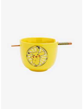 Pokémon Pikachu Ramen Bowl with Chopsticks and Spoon, , hi-res