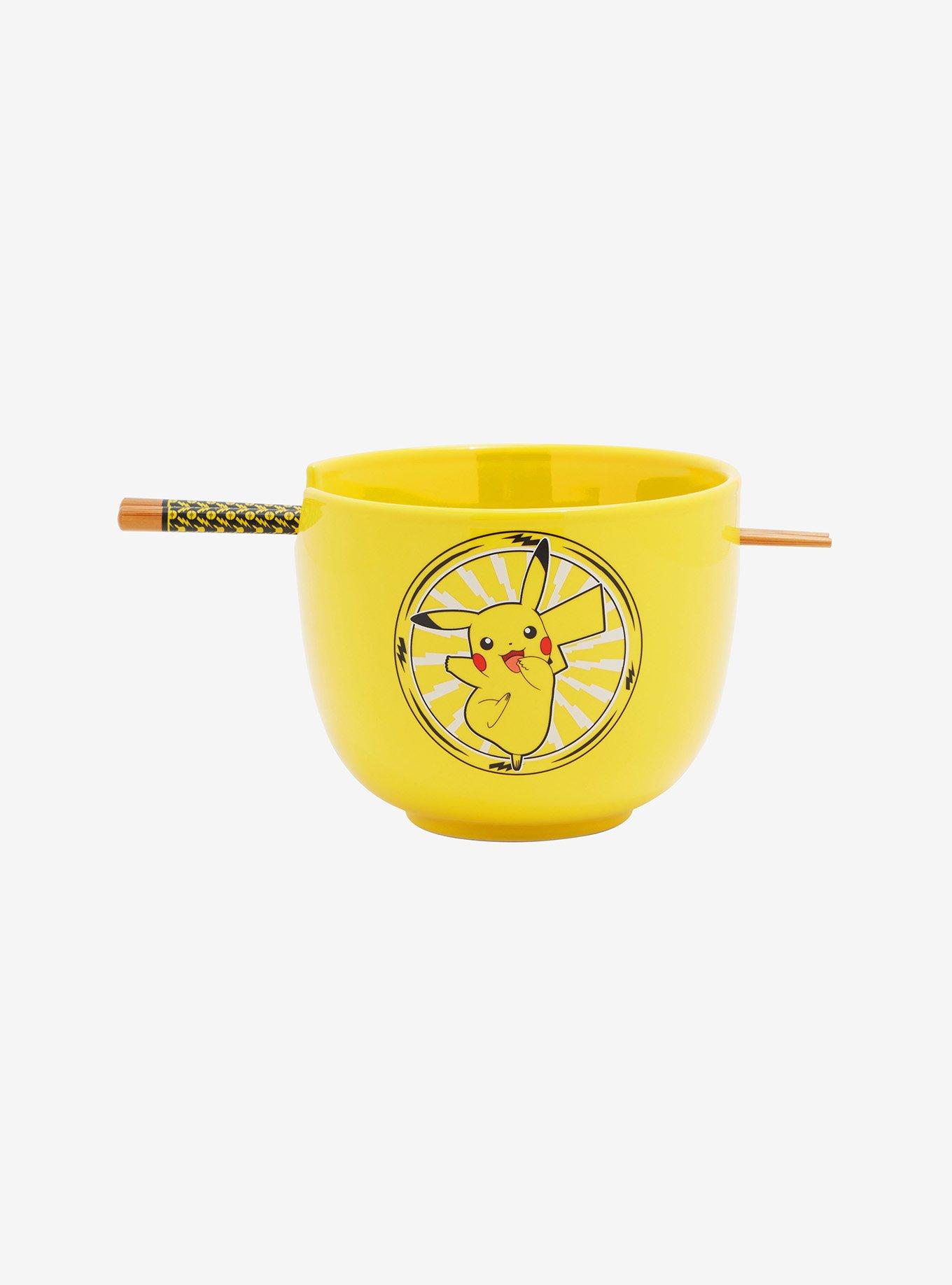 Pok&eacute;mon Pikachu Ramen Bowl with Chopsticks and Spoon, , alternate