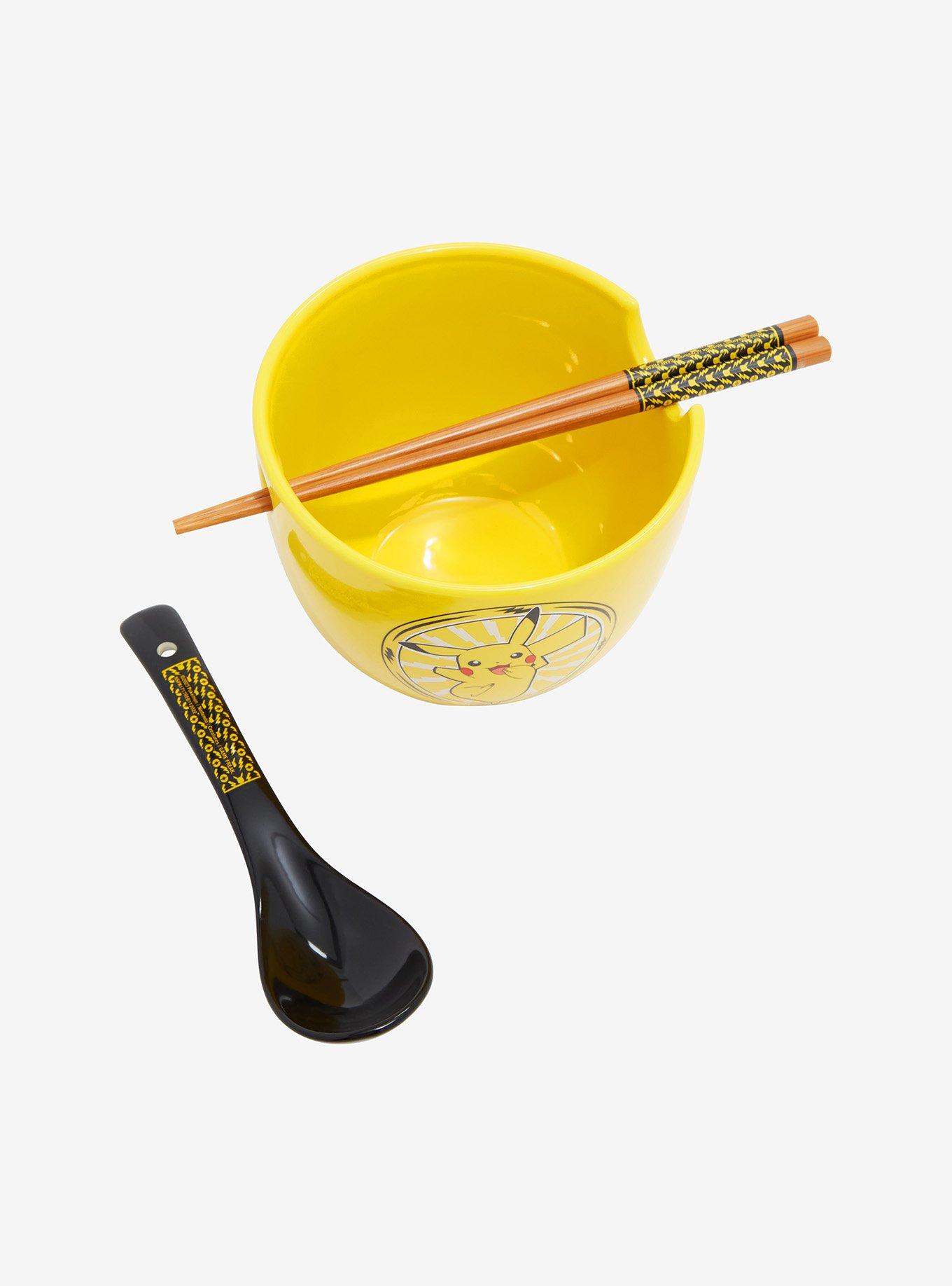 Pok&eacute;mon Pikachu Ramen Bowl with Chopsticks and Spoon, , alternate