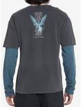 Angelic Double Exposure Twofer Long-Sleeve T-Shirt, BLUE, alternate