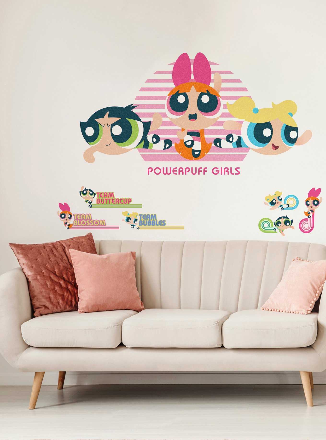 Powerpuff Girls Giant Peel & Stick Alphabet Wall Decals, , hi-res