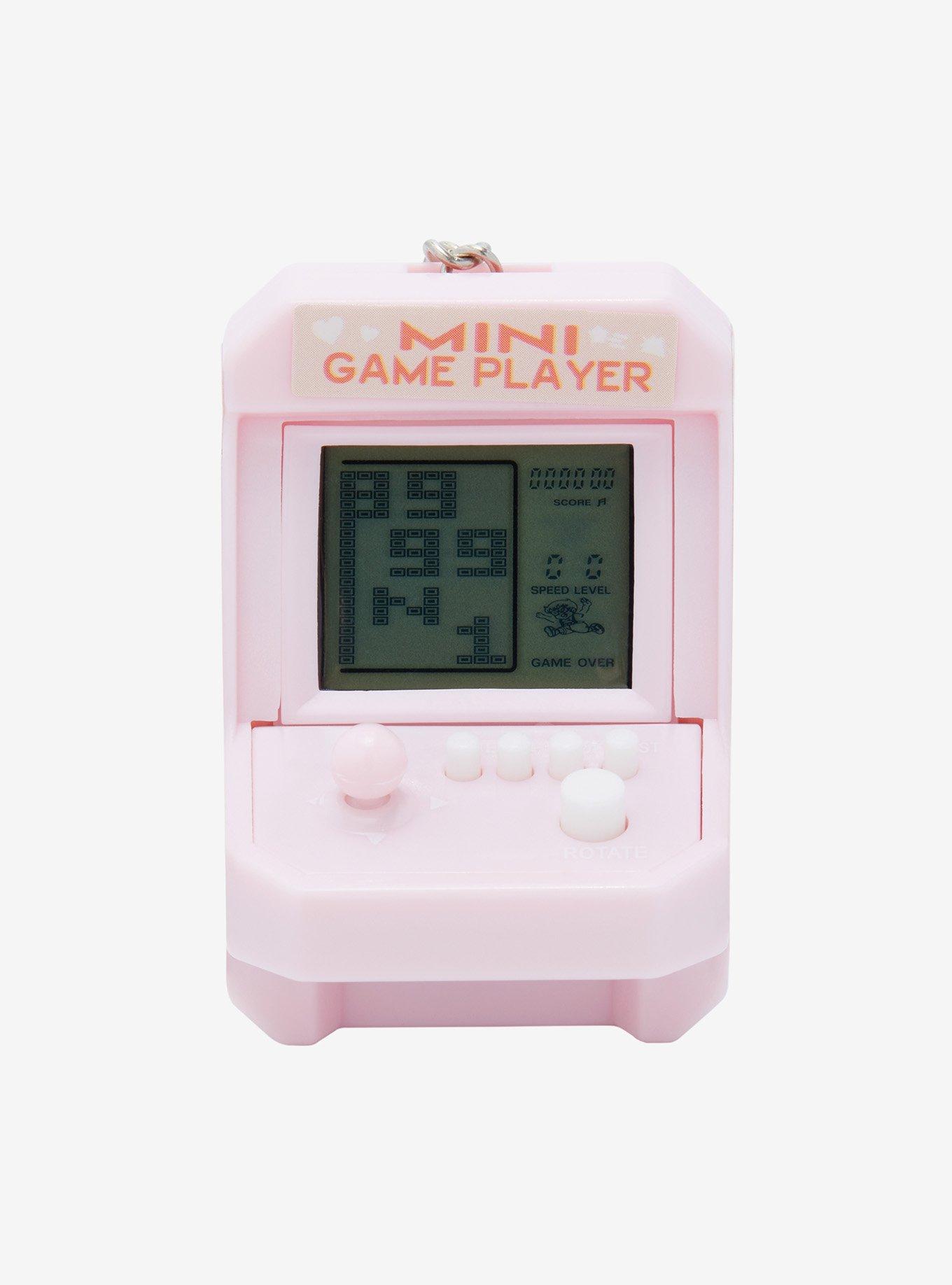 Pink Video Game Machine Key Chain, , alternate