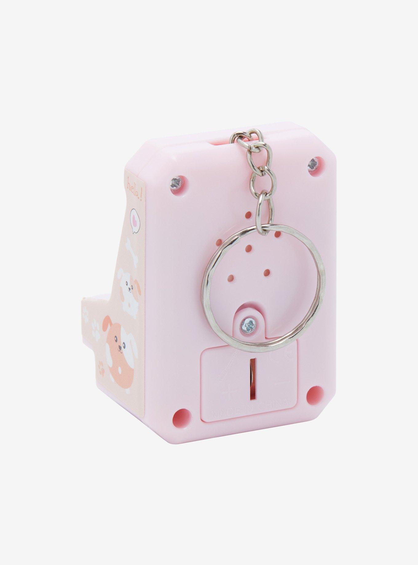 Pink Video Game Machine Key Chain, , alternate