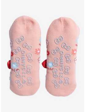 Sanrio Hello Kitty Floral Slipper Socks - BoxLunch Exclusive , , hi-res