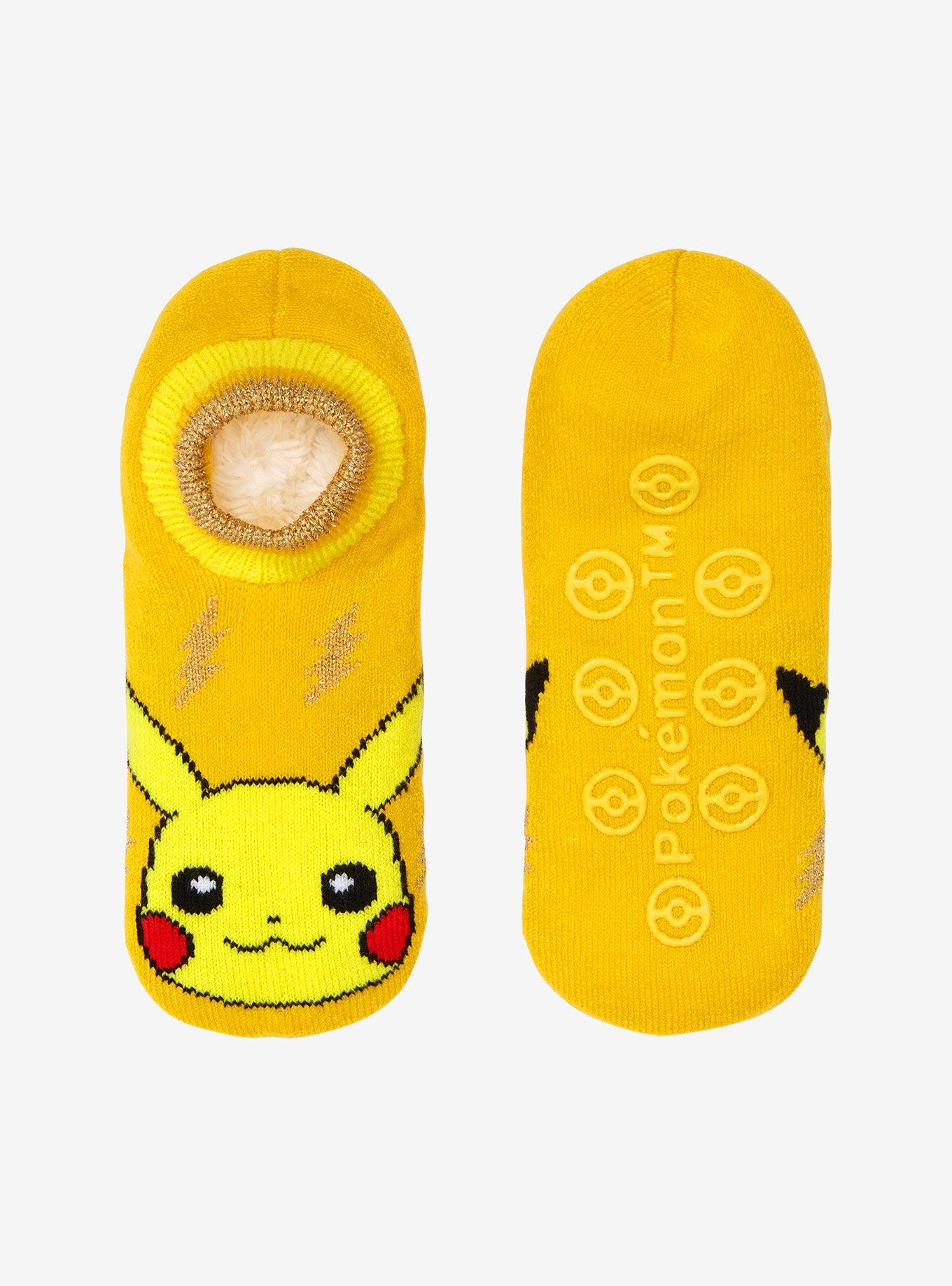 Pok&eacute;mon Pikachu Slipper Socks - BoxLunch Exclusive, , alternate