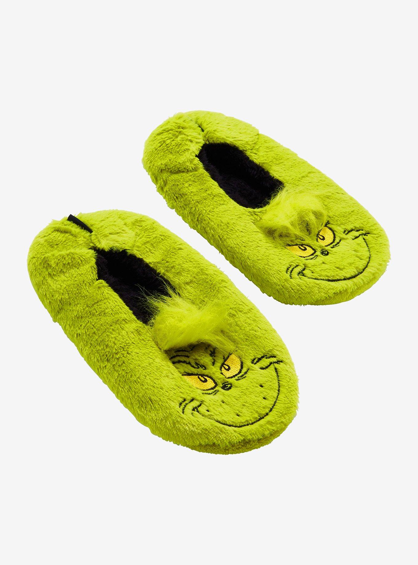 How the Grinch Stole Christmas Figural Grinch Slipper Socks - BoxLunch Exclusive, , alternate
