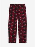 Harry Potter Plaid Gryffindor Allover Print Sleep Pants - BoxLunch Exclusive, RED, alternate