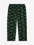 Harry Potter Plaid Slytherin Allover Print Plus Size Sleep Pants - BoxLunch Exclusive, GREEN, alternate