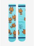 Scooby-Doo Chibi Scooby Allover Print Crew Socks - BoxLunch Exclusive, , alternate